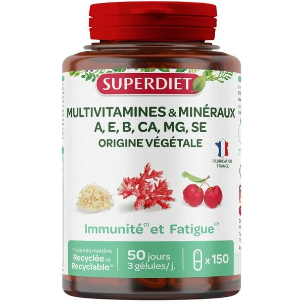 Multivitamines et minéraux gélule (150) 66.7g