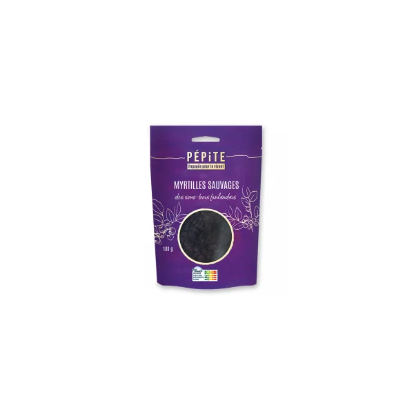 Myrtilles sauvages bio - Origine Finlande - 100g