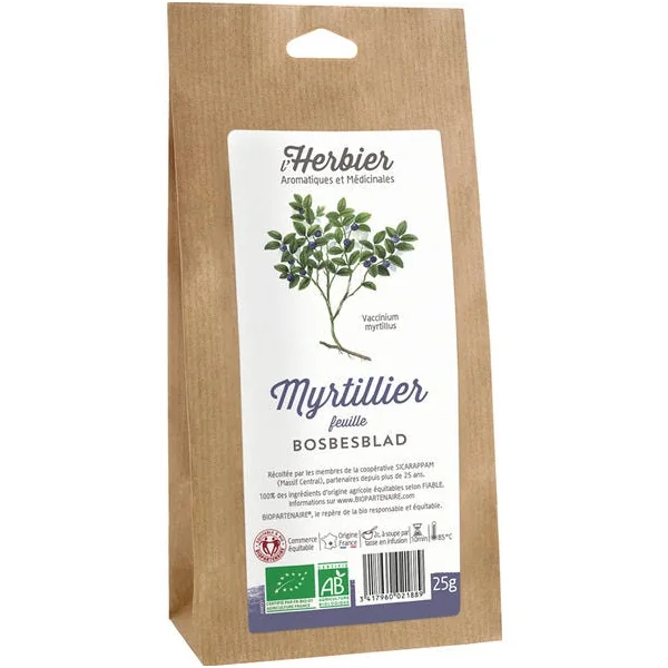 Myrtillier feuille 25g