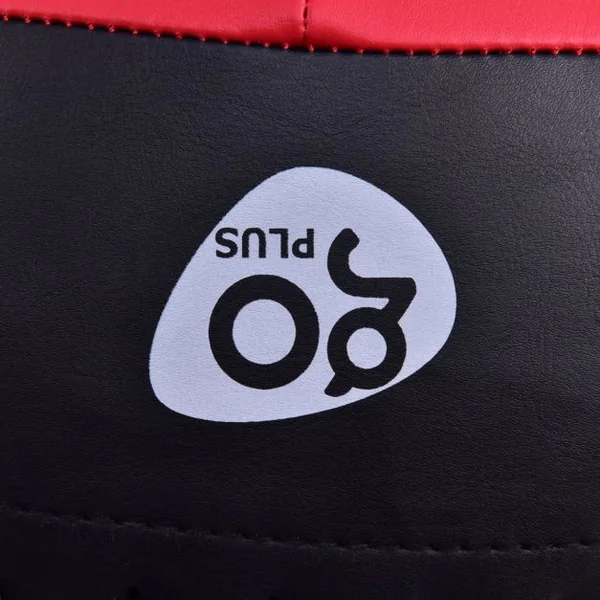 Médecine Ball de 4 kg Balle de Rééducation et Fitness en Cuir Synthétique, 34,5 x 34,5 x 34,5 cm, Rouge et Noir