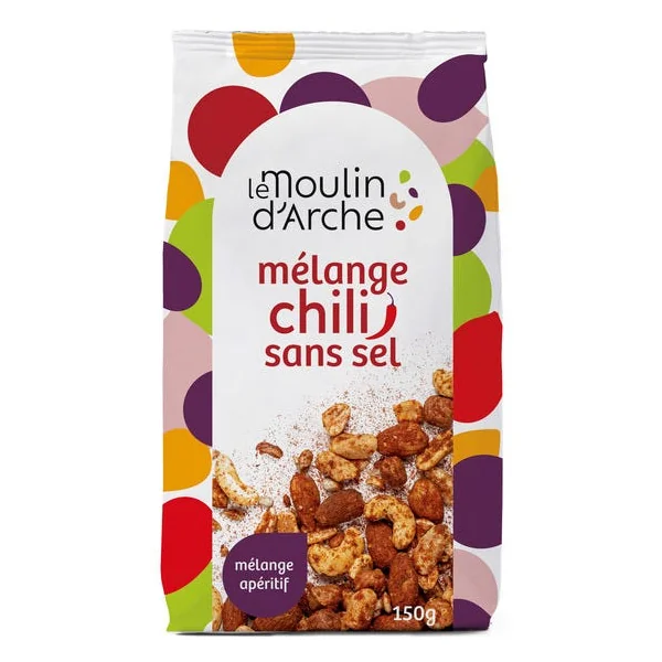 Mélange apéritif chili sans sel 150g