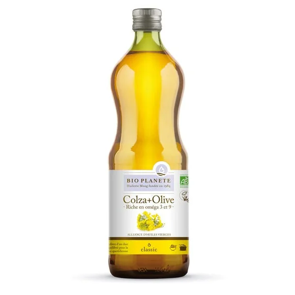 Mélange d'huiles vierges colza+olive 1L