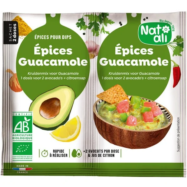 Mélange épices guacamole 2x6g