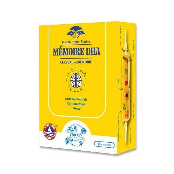 Mémoire DHA ampoule 10x10ml
