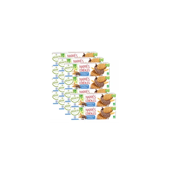 Nappés céréales au chocolat au lait - Lot de 14x140g