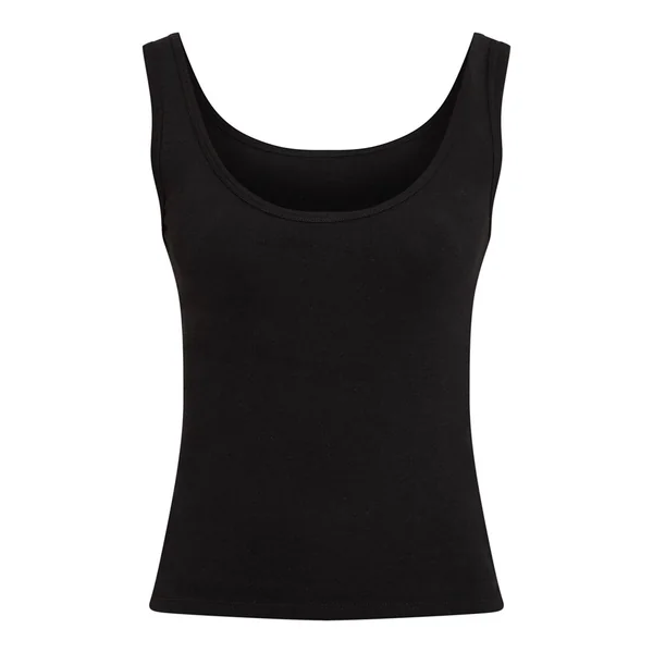 Noir Débardeur En Coton Doux Plt