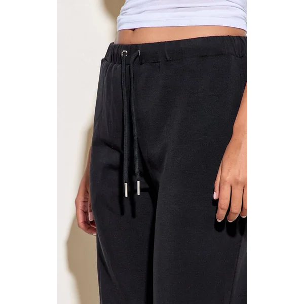 Noir Jogger À Revers Ultra Doux