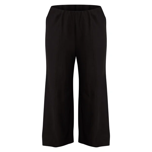 Noir Jogging Large À Pinces Toucher Doux Grande Taille
