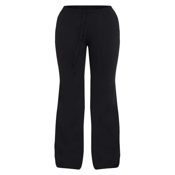 Noir Pantalon Taille Nouée En Maille Shape