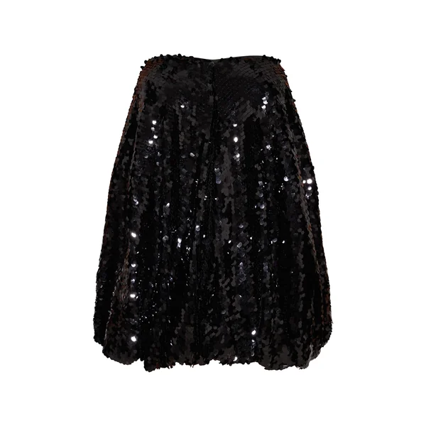 Noir Robe Boule À Paillettes