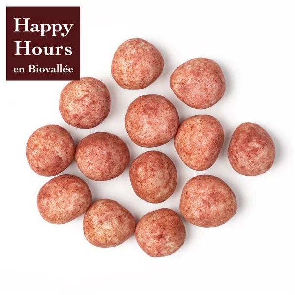 Noisette au chocolat blanc framboise Bio