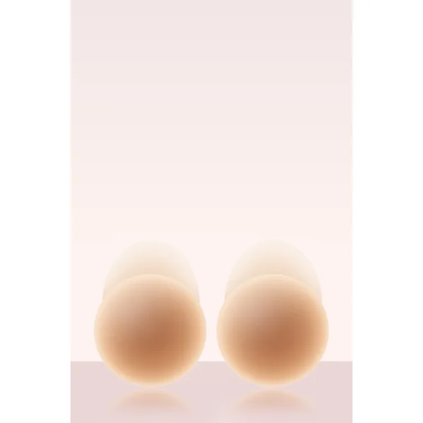 No-Show Extra Lift | Couvre-tétons adhésifs réutilisables liftants 10 cm No.5 Tan doux