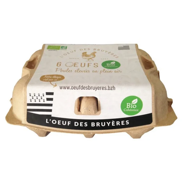 Oeufs moyen boite 6