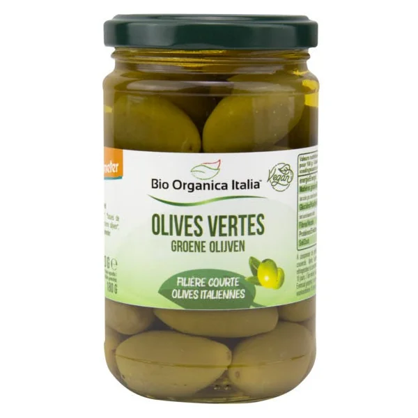 Olive verte nature 180g net égoutté