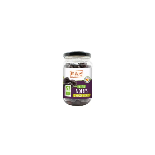 Olives noires d’Aragon séchées bio - 200g