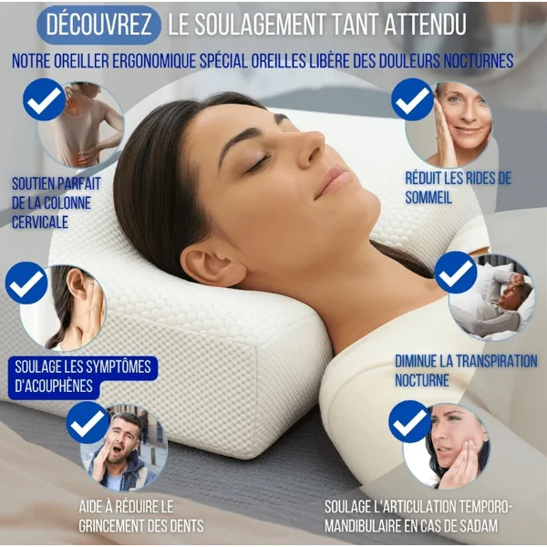 OREILLER ANTI RIDES ERGO INPHYSIO - Oplus Médical