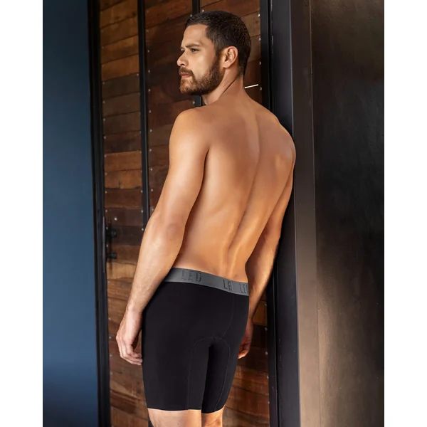 Pack de 3 boxers longs en coton qui évitent les frottements entre les jambes