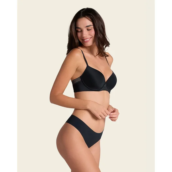 Pack de 3 culottes brésiliennes invisibles ultra plates sans élastiques et peu de coutures