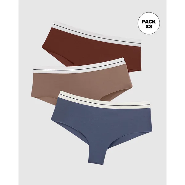 Pack de 3 culottes coquines ultra-confortables