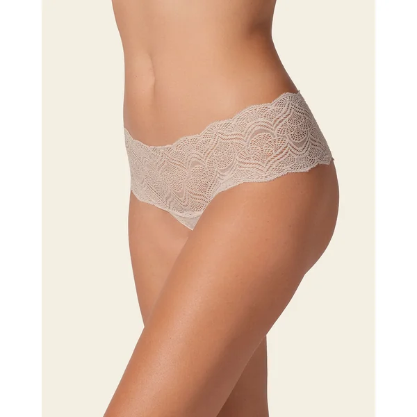 Pack de 3 culottes en dentelle avec transparences et bords arrondis