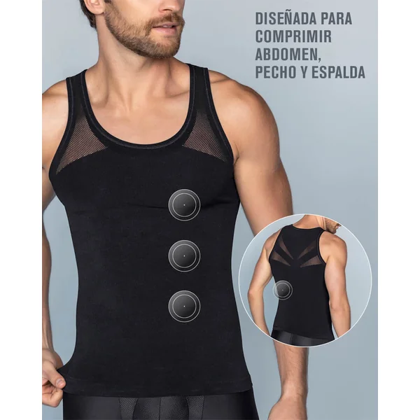 Pack de 3 t-shirts en microfibre pour hommes moulants à compression douce