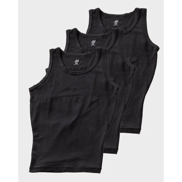 Pack de 3 t-shirts à compression modérée au niveau de l'abdomen et des lombaires en coton élastique