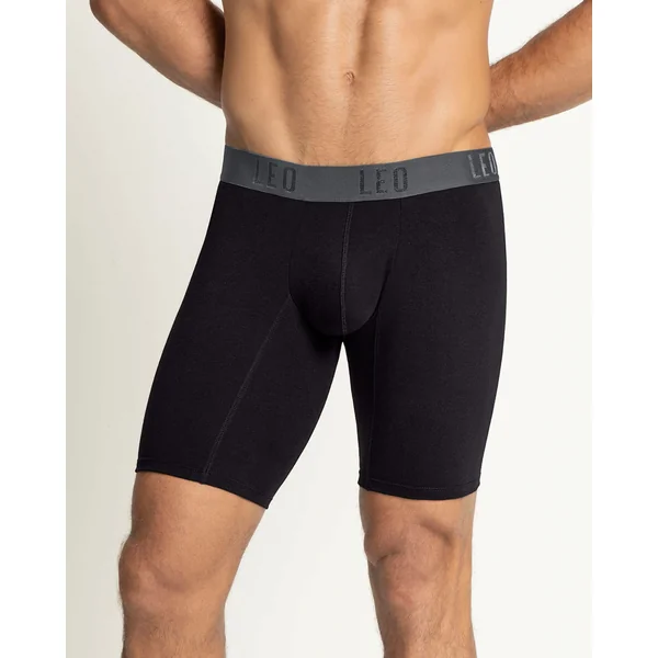 Pack de 4 boxers longs en coton qui évitent les frottements entre les jambes