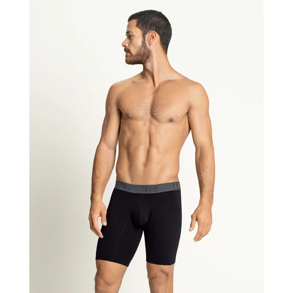 Pack de 4 boxers longs en coton qui évitent les frottements entre les jambes