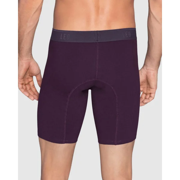 Pack de 4 boxers longs en coton qui évitent les frottements entre les jambes