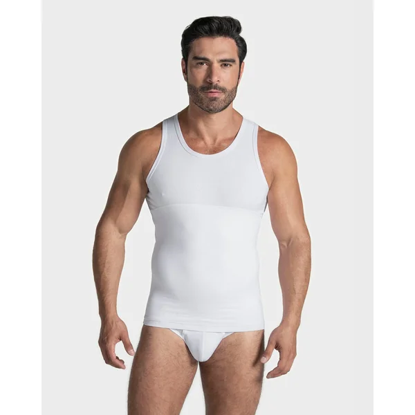 Pack de 4 t-shirts à compression modérée au niveau de l'abdomen et des lombaires en coton élastique