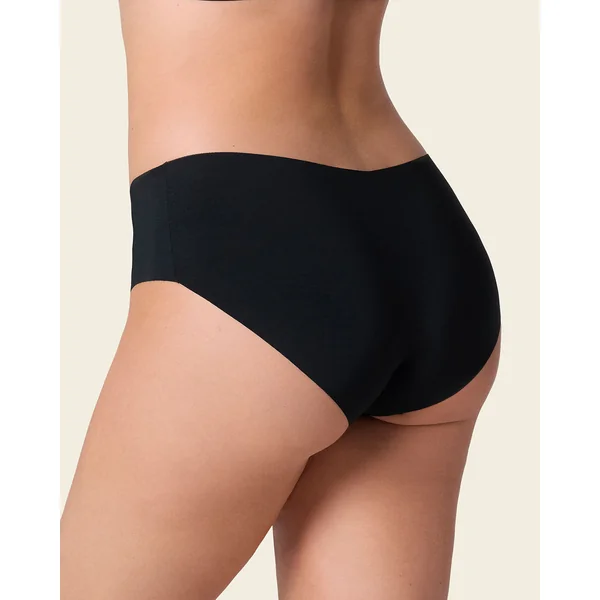 Pack de 5 culottes hipster invisibles ultra plates sans élastiques et peu de coutures