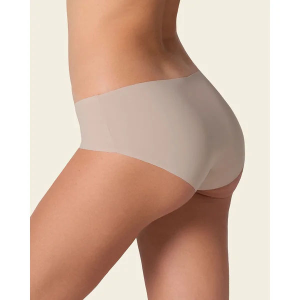 Pack de 5 culottes hipster invisibles ultra plates sans élastiques et peu de coutures