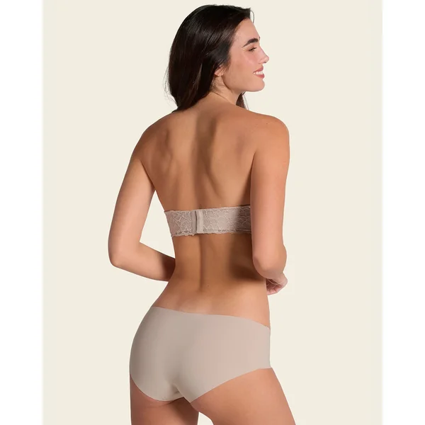 Pack de 5 culottes hipster invisibles ultra plates sans élastiques et peu de coutures