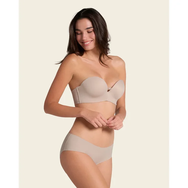 Pack de 5 culottes hipster invisibles ultra plates sans élastiques et peu de coutures