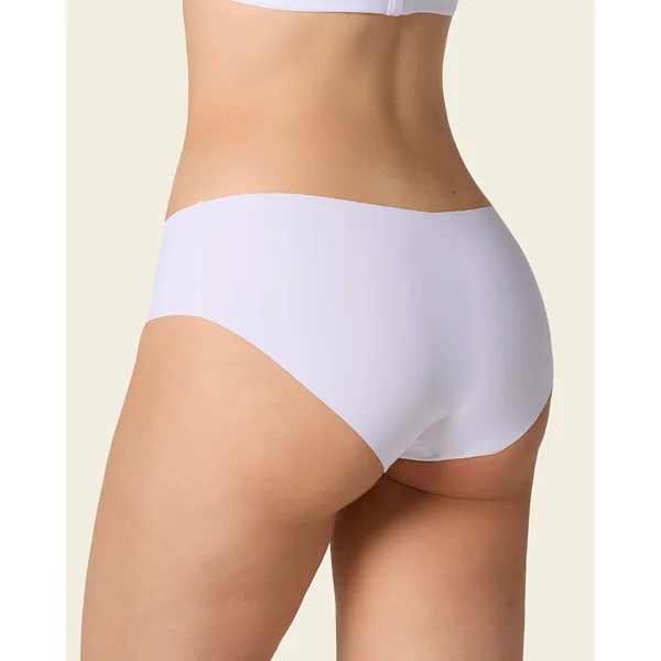 Pack de 5 culottes hipster invisibles ultra plates sans élastiques et peu de coutures