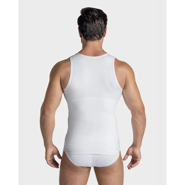 Pack de 5 T-shirts à compression modérée au niveau de l'abdomen et des lombaires en coton élastique