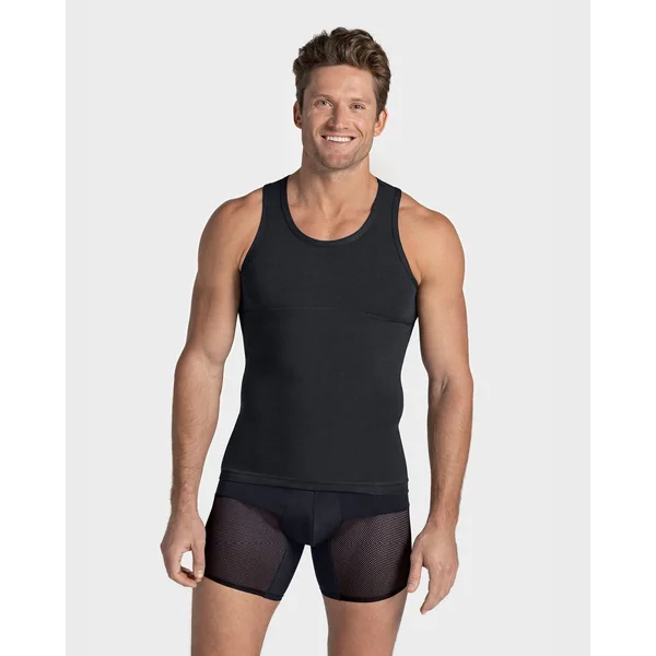 Pack de 5 T-shirts à compression modérée au niveau de l'abdomen et des lombaires en coton élastique