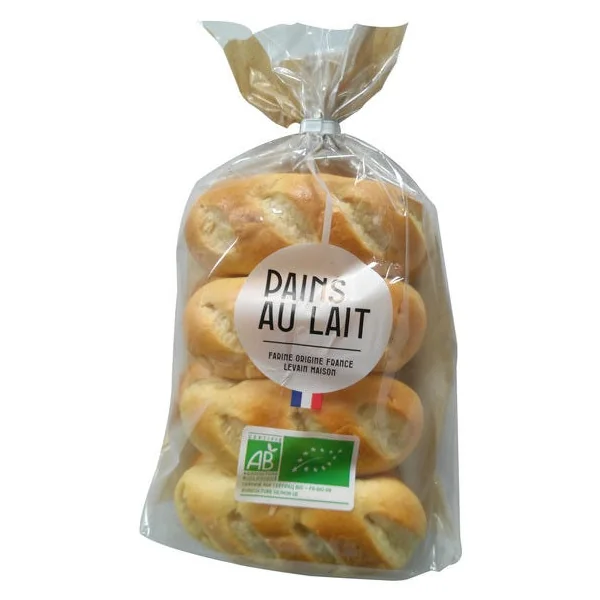 Pain au lait matière G végétale (8) 280g