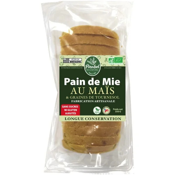 Pain de mie maïs & graine tournesol 350g