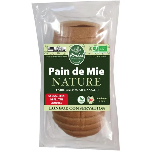 Pain de mie nature 350g