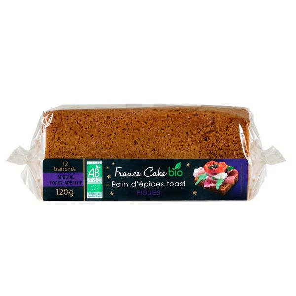 Pain d'épices toast figue 120g