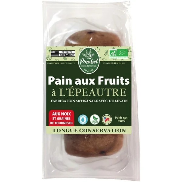 Pain fruit épeautre noix 400g