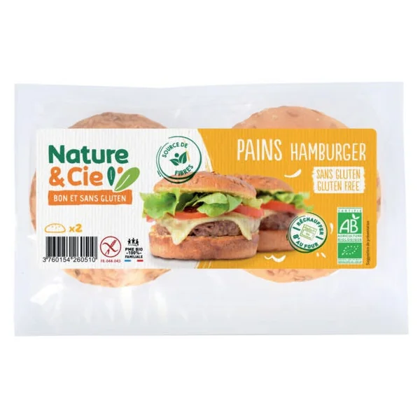 Pain hamburger précuit (2) 200g