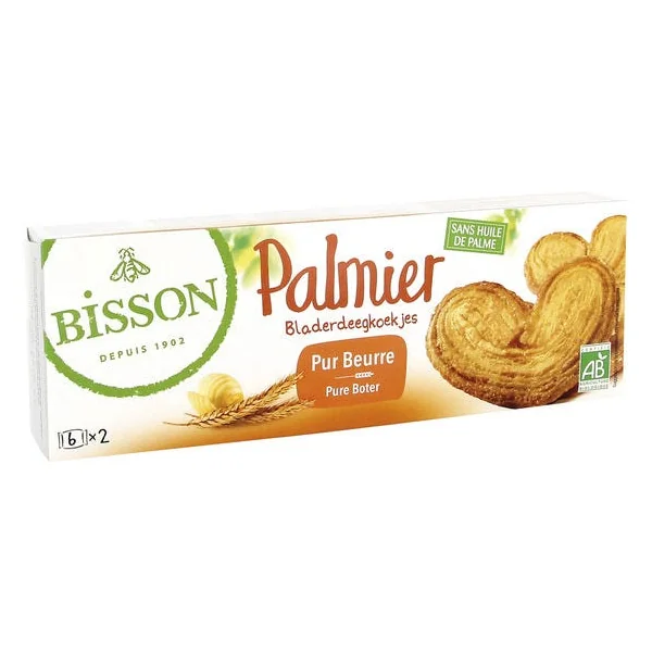 Palmier pur beurre 100g