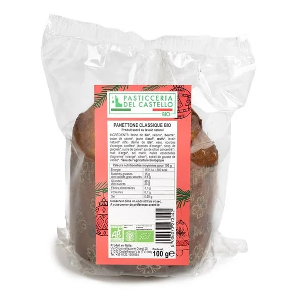 Panettone classique portion 100g