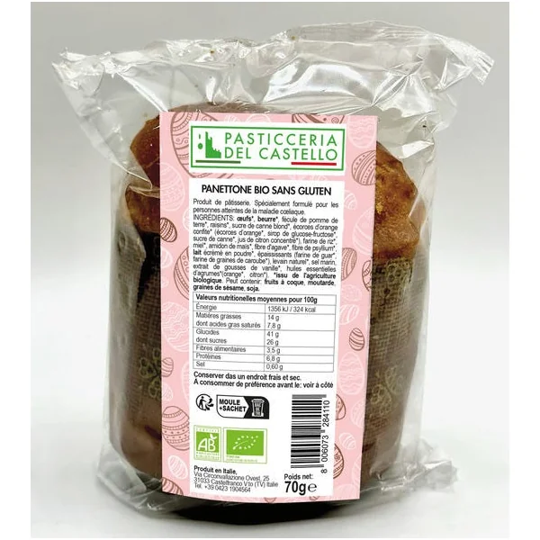 Panettone sans gluten 70g