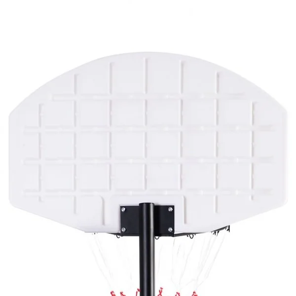Panier de Basket-ball Portable Hauteur Réglable de 1,78m-2,08m en PE et Cadre en Acier Base 74x55x13cm Remplissable