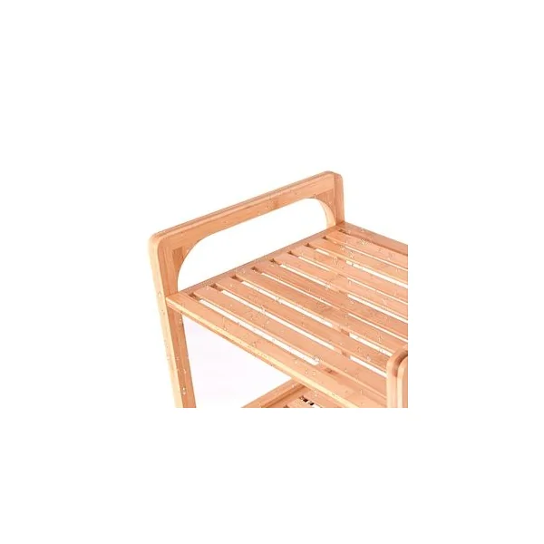 Panier à Linge Inclinable et Imperméable Panier pour Vêtements Sales avec Sac Amovible en Bambou Naturel 40x30x95cm