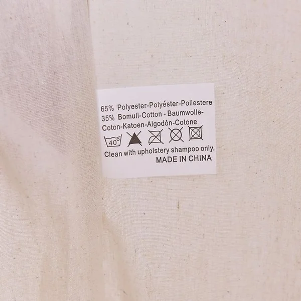 Panier à Linge Sac à Linge Support en Acier et Panier de Rangement en Toile, Capacité 5 kg, 43,5 x 51 x 71 cm, Beige