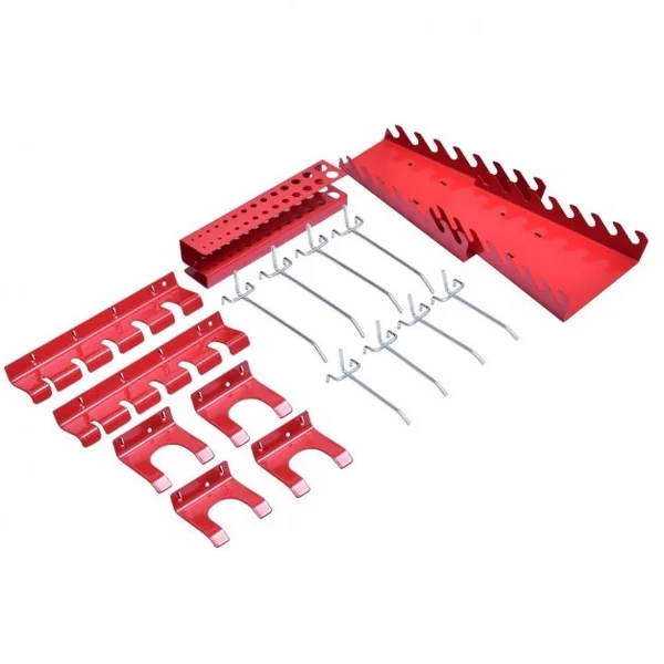 Panneau perforé mural pour outils Panneaux muraux de rangement pour outils Tableau perforé pour garage, 120x60x2cm, Noir